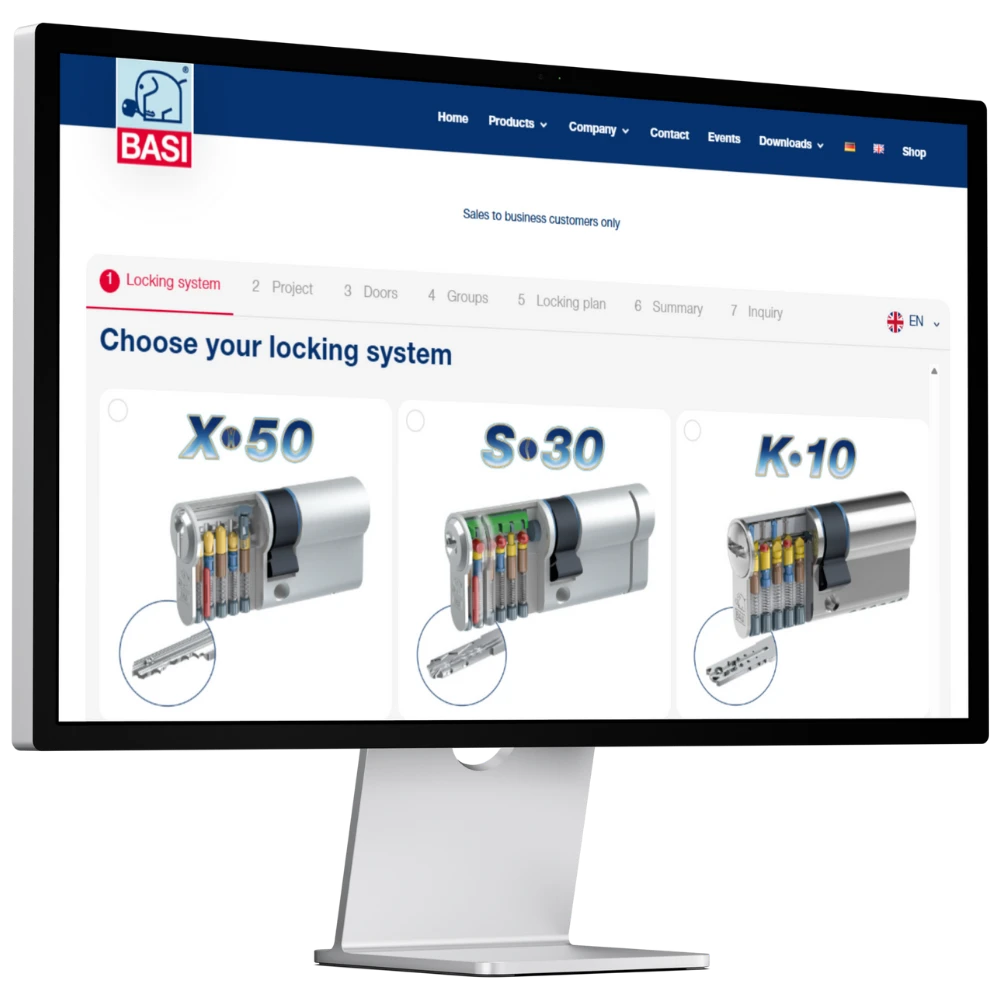 BASI Locking System Configurator